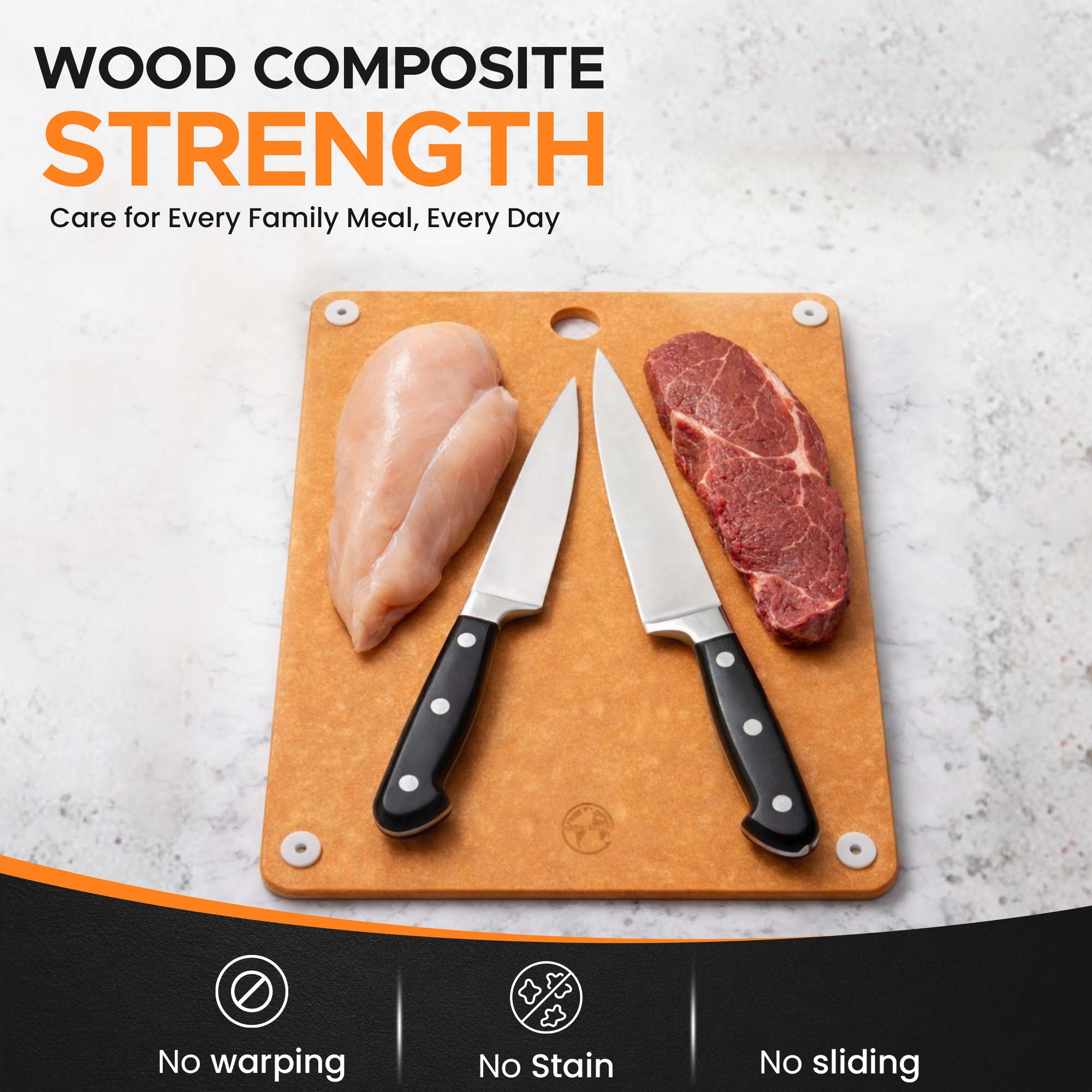 Durable wood composite board – no warping